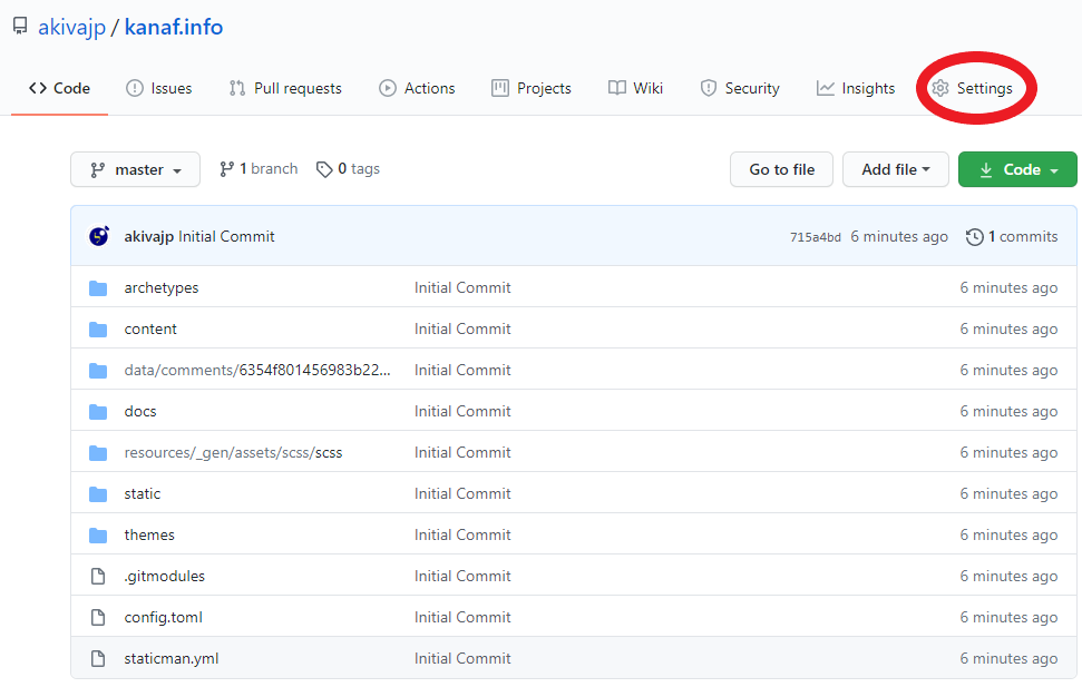 GitHub Repository Page /posts/tips/hugo/github-repository-top.png